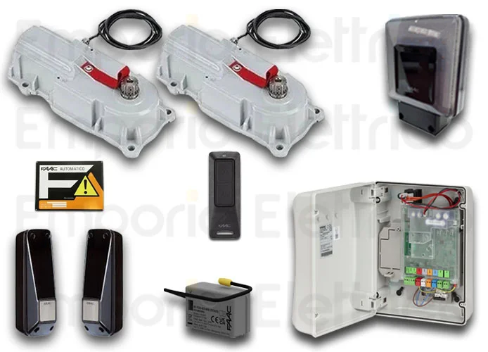 faac kit automatisme 24v power kit 24 perfect 60 120018
