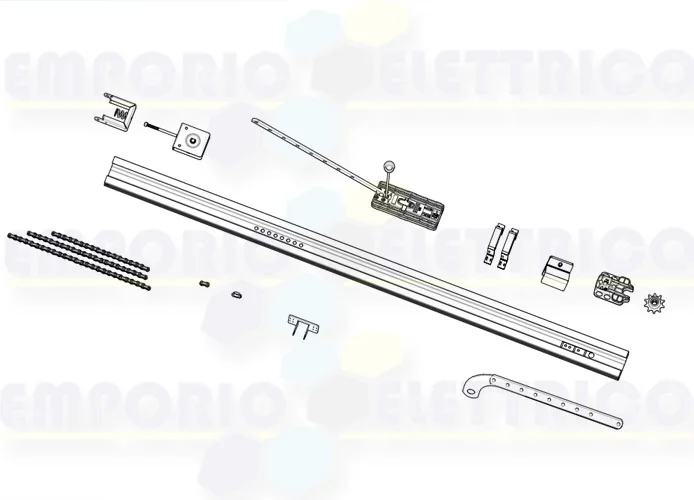 came page pièces détachées pour rail à chaîne 001v06001 v06001
