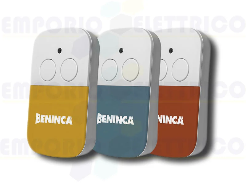 beninca émetteur 2 canaux arc rolling code 433 mhz happy.2va 9863202