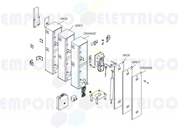 came page pièces détachées pour barrière g4000-g4001-g4000n v.1 