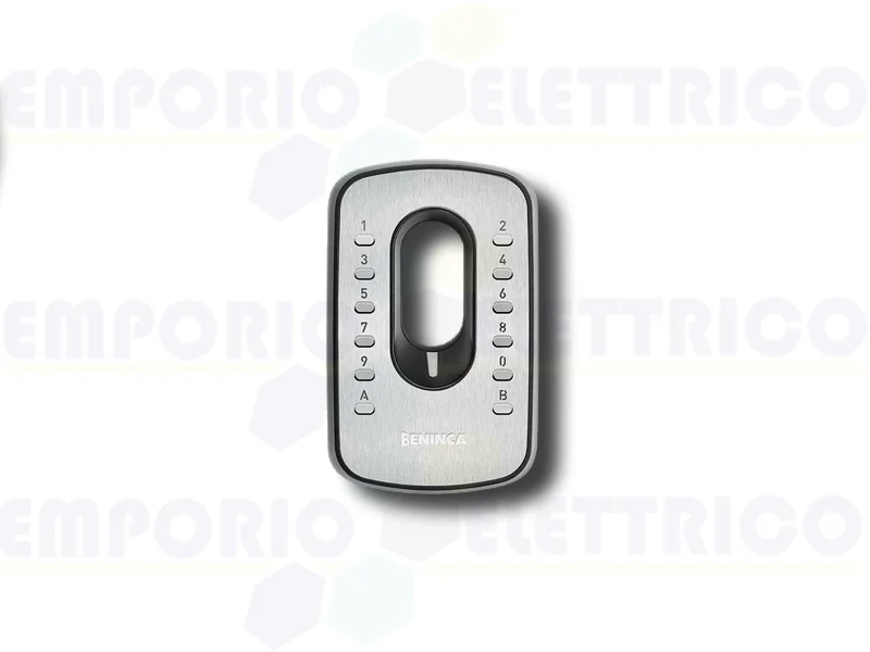 beninca clavier numérique sans fil inox triple codage ip54 iri.kpad inox 976002413