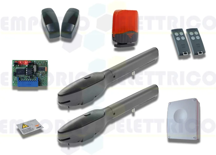 cardin kit pour portails battants avec vantail jusqu'à 3m (250kg) 24v kt-blade324