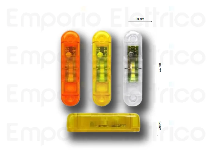 nologo clignotant à led jaune pour l'extérieur 12/24V flash-out y